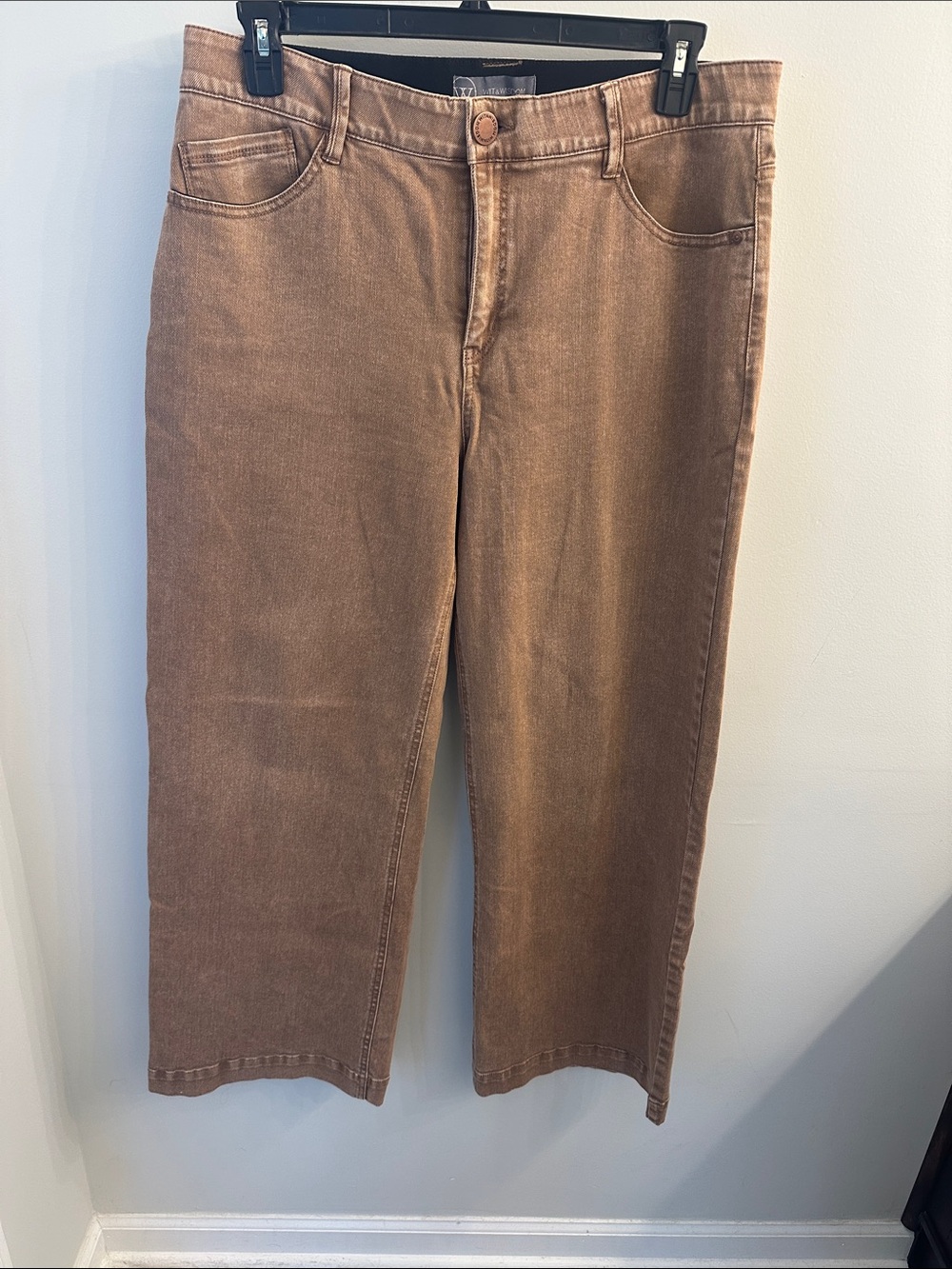Wit & Wisdom High Waist Wide-Leg Jeans SZ 14